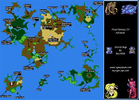 final fantasy 4 map